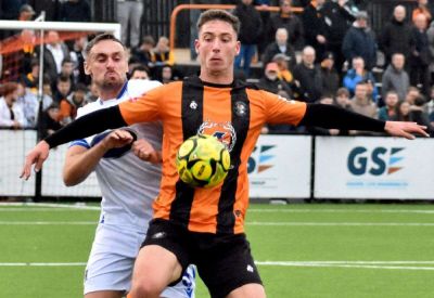 Folkestone Invicta 2 Potters Bar Town 1 match report: Table-topping Invicta move another step towards Isthmian Premier title as double by top scorer Jake Hutchinson inspires comeback victory