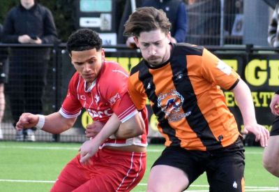 Thomas Reeves - Jay Saunders - Folkestone Invicta - Easter Monday - Kevin Hake - Folkestone Invicta manager Jay Saunders to make most of Isthmian Premier title celebrations as side eye two points required from games against St Albans City and Ramsgate - kentonline.co.uk