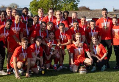 Whitstable Town boss Jamie Coyle hopes to convince 39-year-old attacking midfielder Joe Healy to play on for another season at Seniors World Cup in Thailand as Oystermen celebrate title-winning season