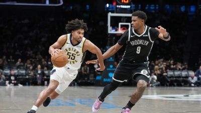 Brooklyn Nets - Pacers fans go viral after animated conversation caught on camera during Nets game in Brooklyn - foxnews.com - state Indiana
