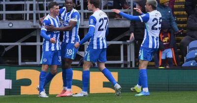 Mats Wieffer at the double as Brighton push Burnley closer to relegation