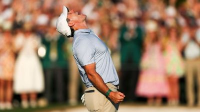 Rory Macilroy - Tiger Woods - Russell Henley - Tyrrell Hatton - Justin Rose - Scottie Scheffler - Cameron Young - Rory McIlroy receives congratulations after winning second straight Masters - ESPN - espn.com - county Woods