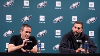 Howie Roseman - Nick Sirianni - Bay - A.J.Brown - Eagles' Roseman: A.J. Brown stance unchanged despite Wicks trade - ESPN - espn.com - state Arizona - county Brown - county Smith - county Moore