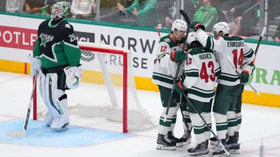 Jake Oettinger - Dallas Stars - Miro Heiskanen - Dallas Stars' Game 1 woes continue in loss to Minnesota Wild - ESPN - espn.com - Usa - state Minnesota - state Colorado