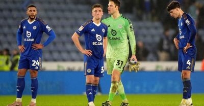 Leicester’s decline from Premier League champions to brink of League One