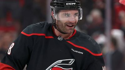 Drake Batherson - Frederik Andersen - Sebastian Aho - Linus Ullmark - Nikolaj Ehlers - Martinook rescues Hurricanes in 2OT after overturned goal - ESPN - espn.com - Canada - Jordan - state North Carolina
