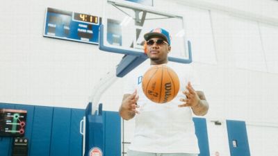 Tobias Harris - The Detroit Pistons' good luck charm? Rapper Gmac Cash - ESPN - espn.com