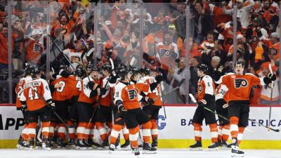 Cam York scores in OT as Flyers eliminate Penguins in Game 6 - ESPN