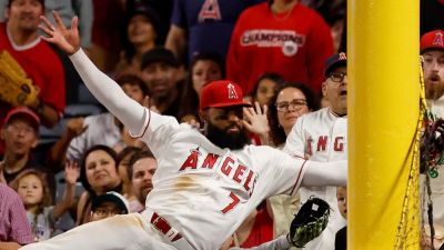 Angels outfielder Jo Adell incredibly robs three home runs in win: ‘Greatest defensive game I’ve ever seen’