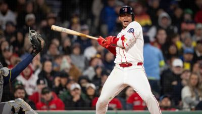 Red Sox's Contreras left fuming after latest Brewers HBP - ESPN