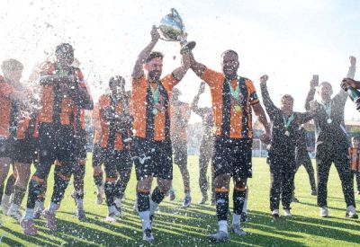Title-winning Folkestone Invicta boss Jay Saunders delivers on promise to captain Kevin Lokko as club bask in Isthmian Premier glory