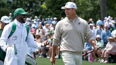 Kevin Hart caddies for Bryson DeChambeau in Augusta National debut, delivering hilarious Par 3 Contest moments