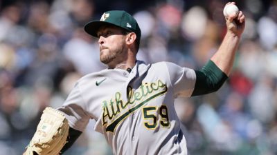 Springs, A's relievers combine for 1-hitter in win vs. Yankees - ESPN