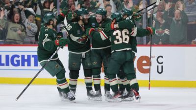 Wild beat Stars 5-2 for 1st playoff series win in 11 years - ESPN