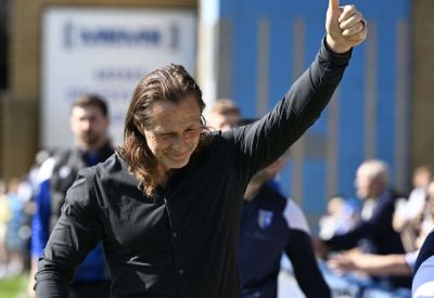 Gillingham manager Gareth Ainsworth looks ahead to their final League Two game of the season at home to Shrewsbury Town