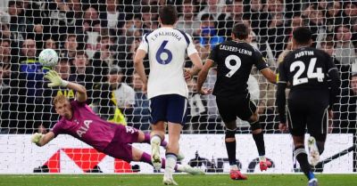 Tottenham two points above relegation zone after being held at home by Leeds