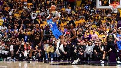 Thunder escape late Lakers charge to complete sweep - ESPN
