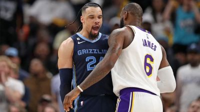 LeBron James' biggest hater was courtside to potentially witness The King's last NBA game