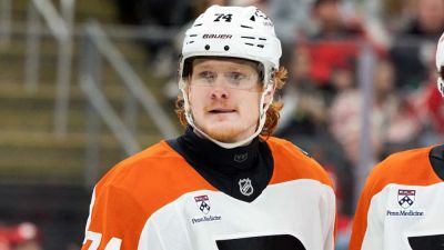Matt Slocum - Philadelphia Flyers - Erik Karlsson - International - Flyers star Owen Tippett reveals he missed series vs Hurricanes due to internal bleeding - foxnews.com - state New Jersey - state Pennsylvania