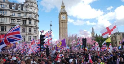Massive policing operation as two protests and FA Cup final coincide in London