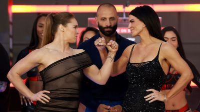 Jake Paul - Francis Ngannou - Nate Diaz - Ronda Rousey - Mike Perry - Ronda Rousey, Gina Carano on weight for MVP's inaugural MMA card - ESPN - espn.com - state California