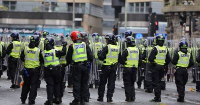 Police call for discussions after officers injured during Celtic celebrations