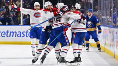 Alex Newhook's OT goal lifts Canadiens past Sabres in Game 7 - ESPN