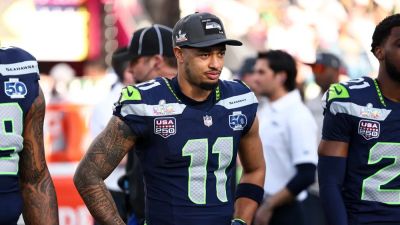 Jaxon Smith-Njigba points out typos in Offensive Player of the Year trophy: 'Disrespectful'
