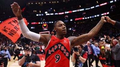 Scottie Barnes - Tyrese Haliburton - RJ Barrett's game-winner prompts reaction from Tyrese Haliburton - ESPN - espn.com - New York - state Indiana