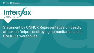 Statement by UNHCR Representative on deadly attack on Dnipro, destroying humanitarian aid in UNHCR’s warehouse
