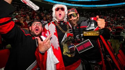 Carolina Hurricanes fans bring college football vibe to NHL playoffs - ESPN