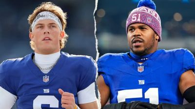 Giants star Abdul Carter takes issue with teammate Jaxson Dart introducing Trump at New York rally - foxnews.com - Usa - New York - county Eagle - state Minnesota - state New Jersey - county Rutherford