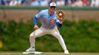 Cubs star Nico Hoerner pulls off jaw-dropping throw between his legs to make incredible play - foxnews.com - New York - county White - state Illinois