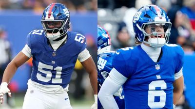 Giants' Abdul Carter and Jaxson Dart squash potential locker room rift over Trump event appearance