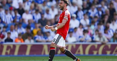 Bruno Fernandes breaks record as Man Utd drop Brighton into Conference League