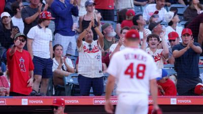 Reid Detmers strikes out career-high 14 as Angels sweep Rangers - ESPN - espn.com - Los Angeles - state Texas