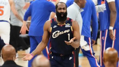 Sue Ogrocki - Cavs' James Harden gives head-scratching take after getting swept by Knicks - foxnews.com - New York - county Cleveland - county Cavalier