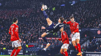 Scott Mactominay - Scotland Celebrates World Cup Return With Scott McTominay Bicycle Kick Banknote - foxnews.com - Denmark - Italy - Scotland - Brazil - Usa - Mexico - Canada - Morocco - Haiti