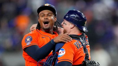 Julio Cortez - Astros' Alimber Santa becomes first pitcher since 1900 to participate in a no-hitter during his MLB debut - foxnews.com - state Texas - county Arlington - city Santa