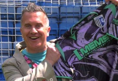 Gillingham turn to CBeebies presenter and lifelong fan Phil Gallagher, aka Mister Maker, to help create a lilac and black third shirt