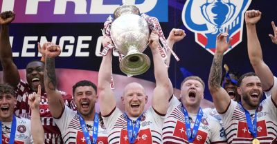 Wigan secure Challenge Cup with dominant win over Hull KR at Wembley
