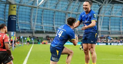 James Lowe double sends Leinster into last four