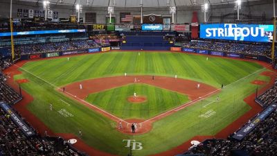 National anthem 'standoff' between Rays and Angels players leads to pregame ejections at Tropicana Field - foxnews.com - Los Angeles - state Texas - state California - county Bay