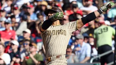 Xander Bogaerts - Fernando Tatis-Junior - Padres' Fernando Tatis Jr snaps home run drought with thunderous dinger: 'About f---ing time' - foxnews.com - Washington - state Arizona - county San Diego