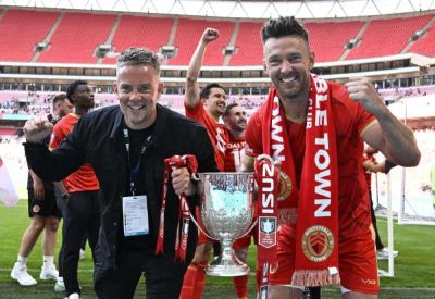 Whitstable Town boss Jamie Coyle and assistant manager Matt Longhurst pen two-year contract extensions at the club after double-winning season
