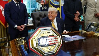 Trump shows renderings for UFC White House event: 'Greatest show on earth'