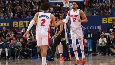 Cunningham, Pistons pull away to take 2-0 lead on Cavaliers - ESPN