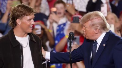 Trump gushes over Giants' Jaxson Dart, says he wondered if QB was a 'male model'