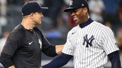 Aaron Boone - Brian Cashman - Boone says Chapman not owed apology over 2022 playoff discipline - ESPN - espn.com - New York - county Cleveland - Philadelphia - Houston