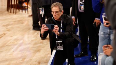 The New York Knicks' 2026 NBA Finals run through the lens of Ben Stiller - ESPN